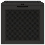 vidaXL Garden Storage Box 55.5x43x53 cm polypropylene black