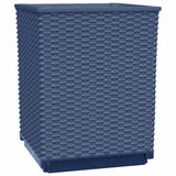 vidaXL Plantenbakken 2 st 30x30x37 cm polypropeen blauwgrijs