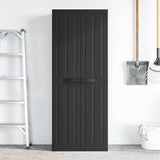 vidaXL Tuinkast 65x37x85 cm polypropeen grijs en zwart