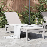 vidaXL Sun Lounger 186x60x29 cm Polypropylene White