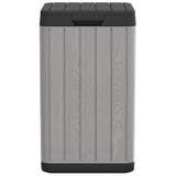 vidaXL Tuinafvalbak 38x38x65 cm polypropeen antracietkleurig