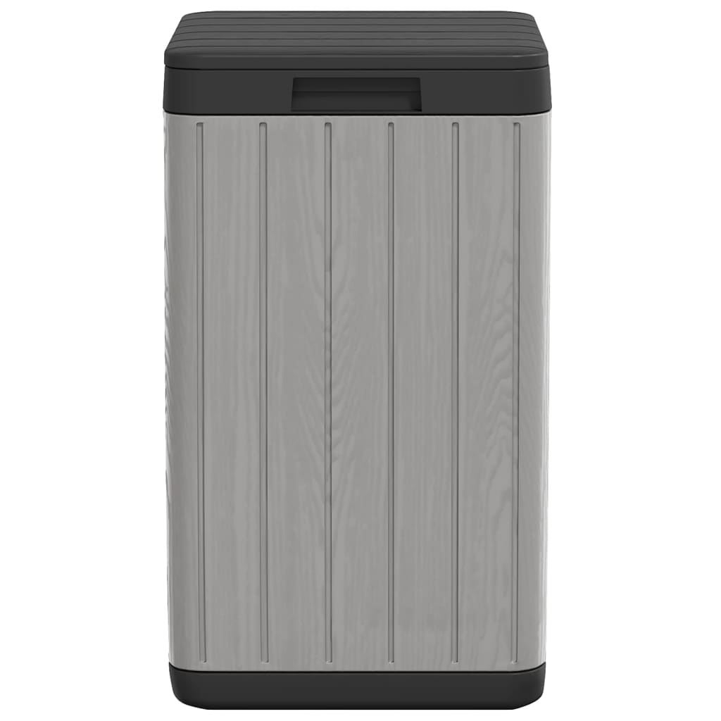 vidaXL Tuinafvalbak 38x38x65 cm polypropeen antracietkleurig