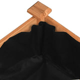 vidaXL Plantenbak verhoogd met voering 120x45x25 cm massief vurenhout