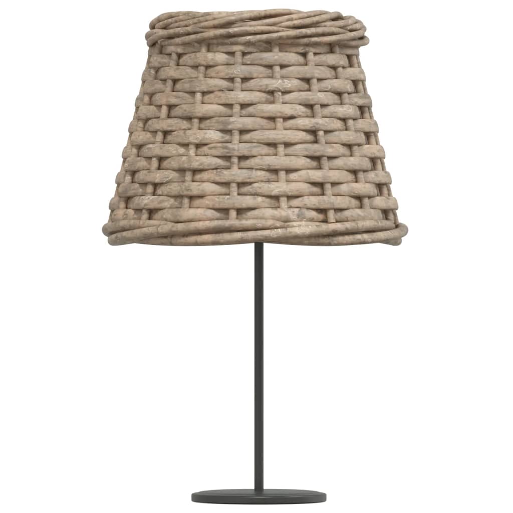 vidaXL Lampenkap Ø15x12 cm wicker wit