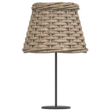 vidaXL Lampenkap Ø15x12 cm wicker wit