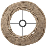 vidaXL Lampenkap Ø15x12 cm wicker wit