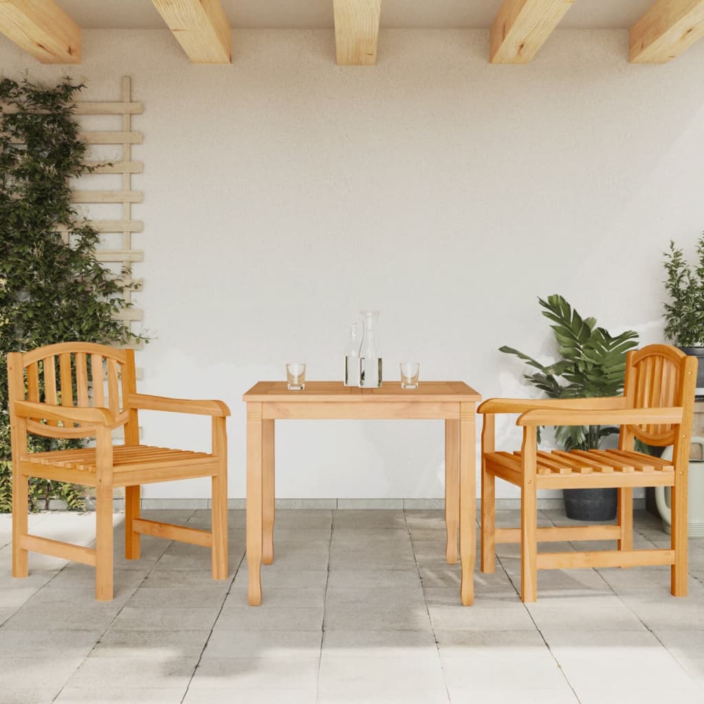 vidaXL Garden Chairs 4 pcs 58x59x88 cm Solid Teak Wood