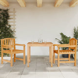 vidaXL Garden Chairs 4 pcs 58x59x88 cm Solid Teak Wood