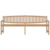 vidaXL Tuinbank 114x59x87 cm massief teakhout