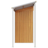 vidaXL Tuinschuur met verlengd dak 277x107x181 cm staal groen