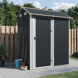 vidaXL Tuinhuis Lichtgrijs 192x152,5x237 cm Gegalvaniseerd Staal