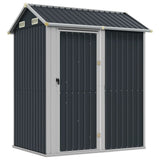 vidaXL Tuinhuis Lichtgrijs 192x152,5x237 cm Gegalvaniseerd Staal