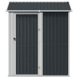 vidaXL Tuinhuis Lichtgrijs 192x152,5x237 cm Gegalvaniseerd Staal