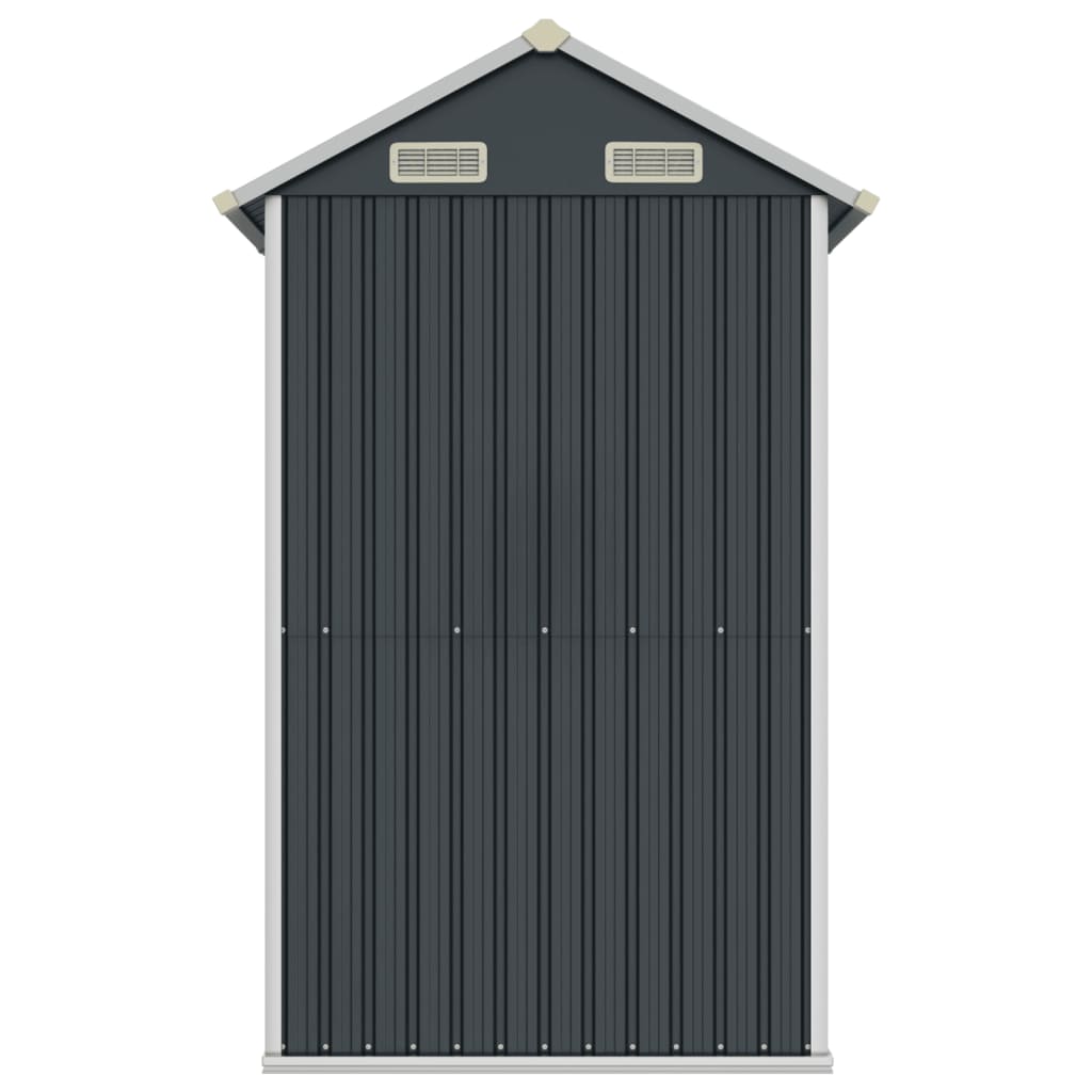 vidaXL Tuinhuis Lichtgrijs 192x152,5x237 cm Gegalvaniseerd Staal