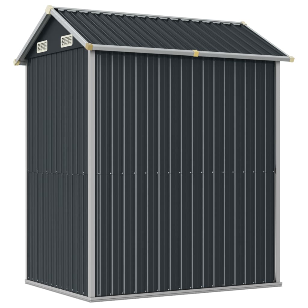 vidaXL Tuinhuis Lichtgrijs 192x152,5x237 cm Gegalvaniseerd Staal