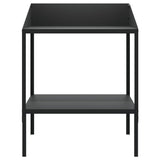 vidaXL Plantenstandaard 56,5x54,5x100 cm verzinkt staal antracietkleur