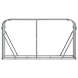 vidaXL Haardhoutopslag 40x45x170 cm gegalvaniseerd staal groen