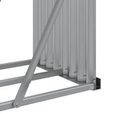 vidaXL Haardhoutopslag 40x45x170 cm gegalvaniseerd staal groen