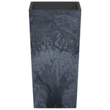 vidaXL Plantenbak met uitneembare bak beton-look 21/49 L PP antraciet