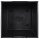 vidaXL Plantenbak met uitneembare bak beton-look 21/49 L PP antraciet