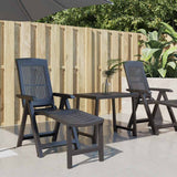 vidaXL Sun Lounger Plastic White