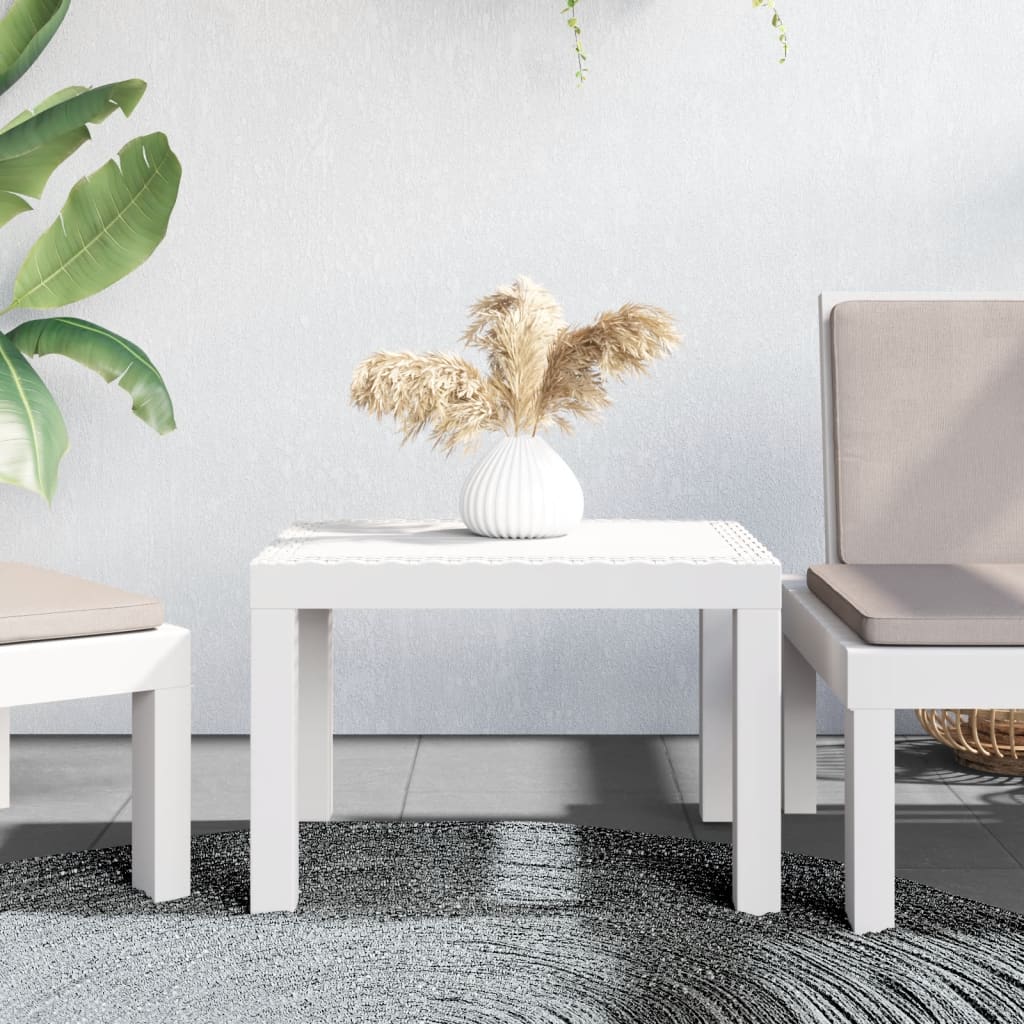 vidaXL Garden Table 59x47x40 cm PP anthracite