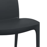vidaXL Tuinstoelen 2 st 50x46x80 cm polypropeen antracietkleurig