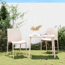 vidaXL Tuinstoelen 2 st 50x46x80 cm polypropeen antracietkleurig