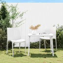 vidaXL Tuinstoelen 2 st 50x46x80 cm polypropeen antracietkleurig