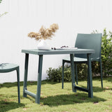 vidaXL Campingtafel hout-look 79x56x64 cm PP antracietkleurig