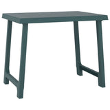 vidaXL Campingtafel hout-look 79x56x64 cm PP antracietkleurig