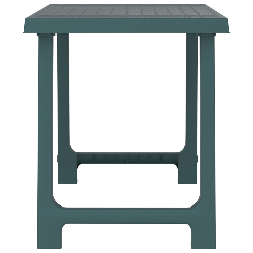 vidaXL Campingtafel hout-look 79x56x64 cm PP antracietkleurig