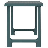vidaXL Campingtafel hout-look 79x56x64 cm PP antracietkleurig