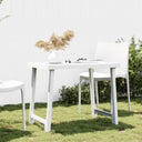 vidaXL Campingtafel hout-look 79x56x64 cm PP antracietkleurig