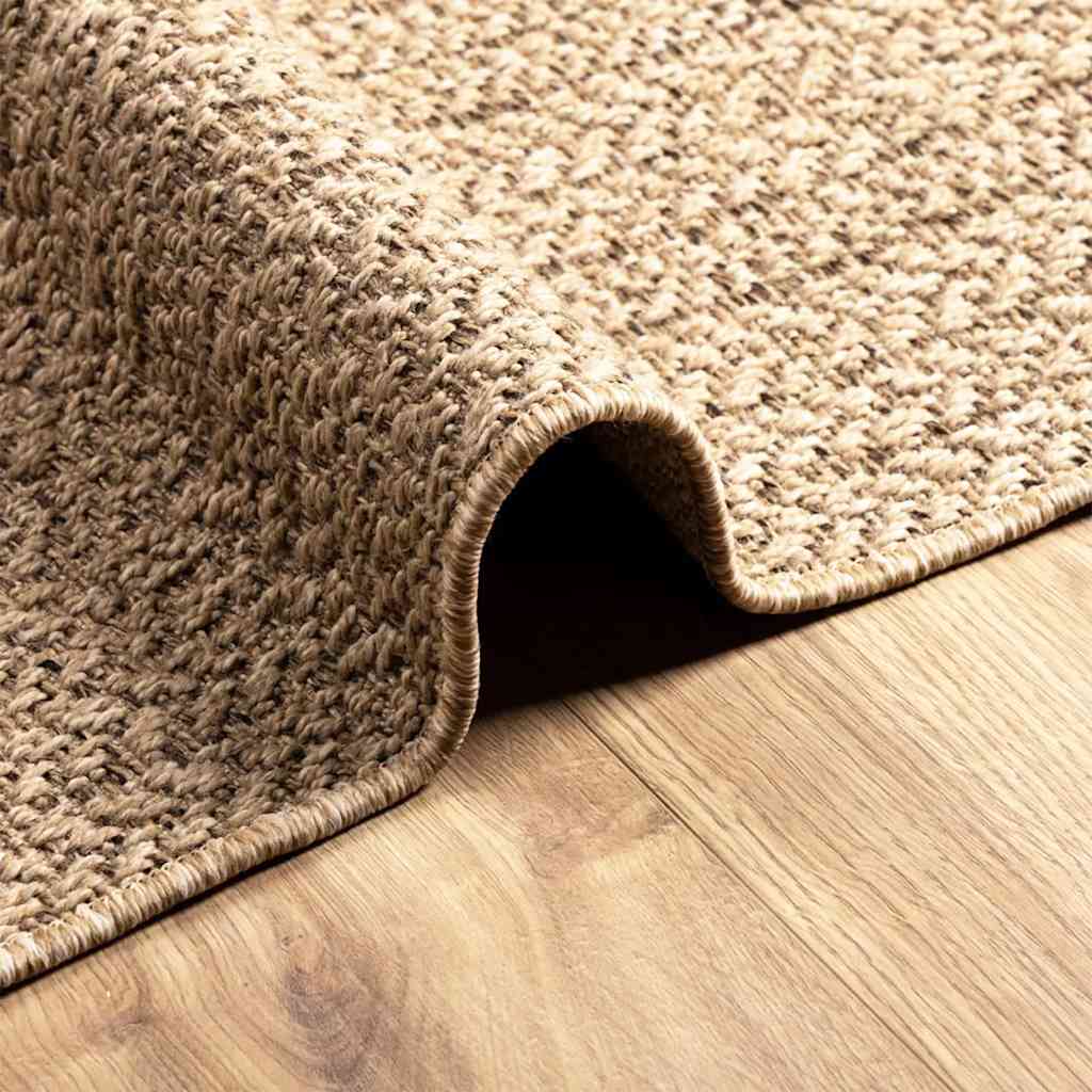 vidaXL Vloerkleed ZIZUR binnen en buiten 80x150 cm jute look