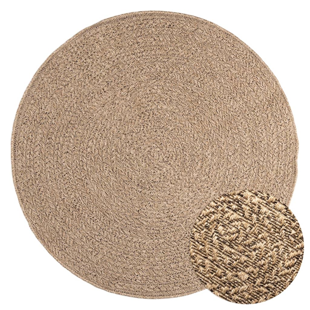 vidaXL Vloerkleed ZIZUR binnen en buiten 80x150 cm jute look