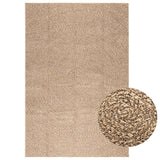 vidaXL Vloerkleed ZIZUR binnen en buiten 80x150 cm jute look