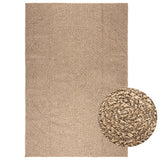 vidaXL Vloerkleed ZIZUR binnen en buiten 80x150 cm jute look