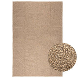 vidaXL Vloerkleed ZIZUR binnen en buiten 80x150 cm jute look