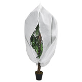 vidaXL Plantenhoezen met ritssluiting 4 st 70 g/m² 1x1,55 m