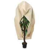 vidaXL Plantenhoezen met ritssluiting 4 st 70 g/m² 1x1,55 m