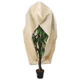 vidaXL Plantenhoezen met ritssluiting 4 st 70 g/m² 1x1,55 m