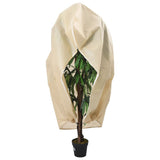 vidaXL Plantenhoezen met ritssluiting 4 st 70 g/m² 1x1,55 m