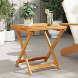 vidaXL Tuintafel inklapbaar 50x50x50 cm massief acaciahout