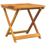vidaXL Tuintafel inklapbaar 50x50x50 cm massief acaciahout