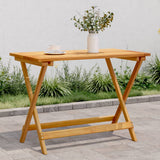vidaXL Tuintafel inklapbaar 50x50x50 cm massief acaciahout