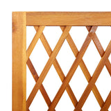 vidaXL Plantenbak met latwerk en schap 55x29,5x152 cm acaciahout