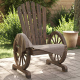 vidaXL Garden Chairs 4 pcs Adirondack Solid Spruce Wood