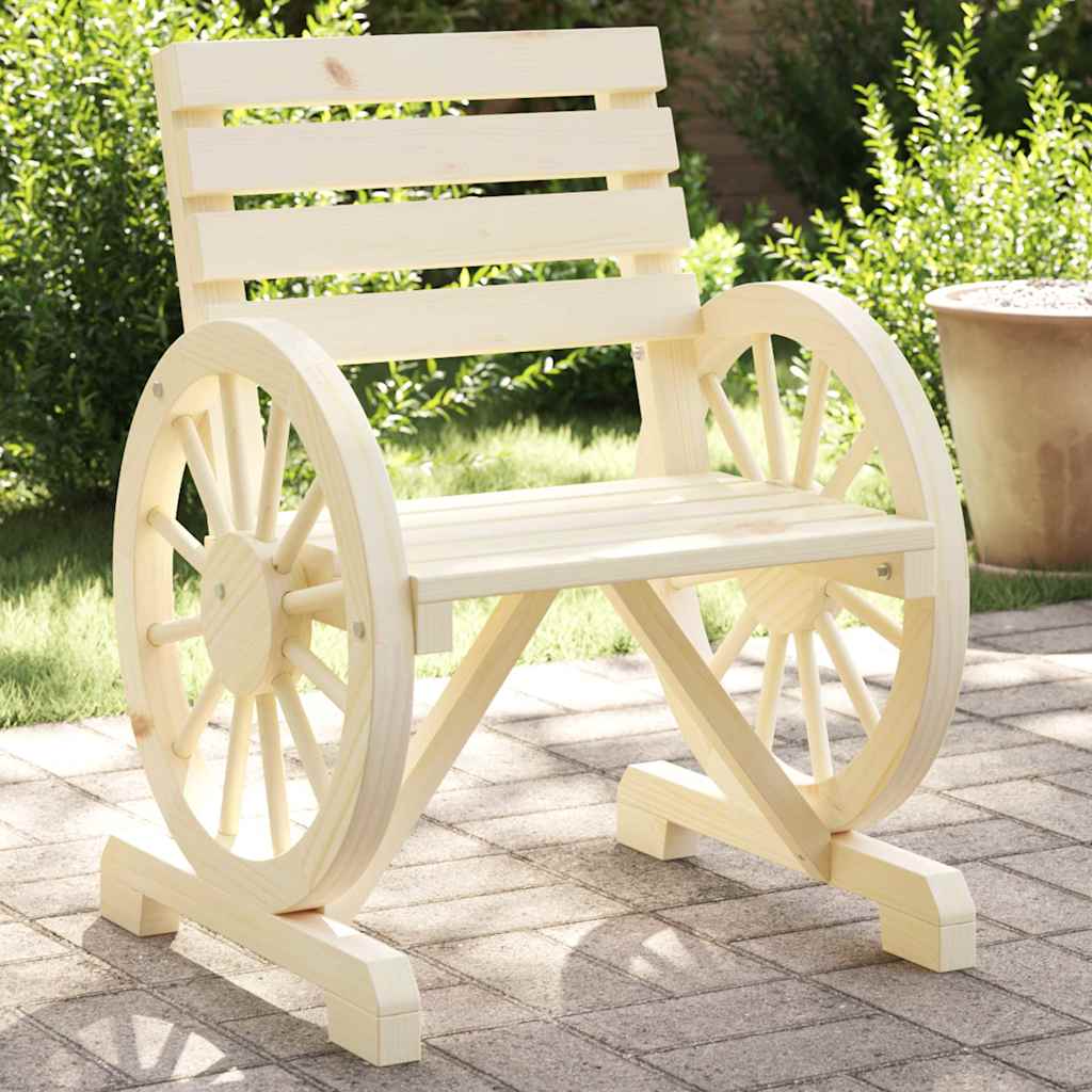 vidaXL Tuinstoel 58x58x78,5 cm massief vurenhout
