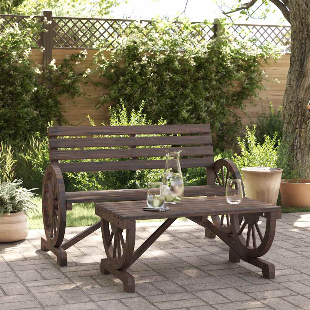 vidaXL Tuinstoel 58x58x78,5 cm massief vurenhout
